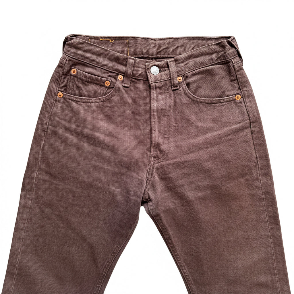 Pantalón Vaquero Levi's 501 Marrón Mujer