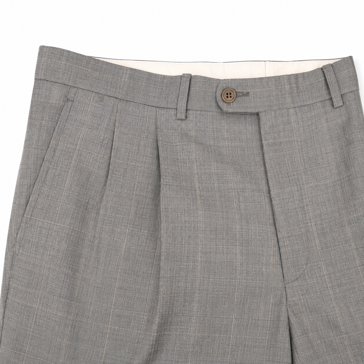 PANTALÓN TRAJE GRIS RAYAS CORTEFIEL