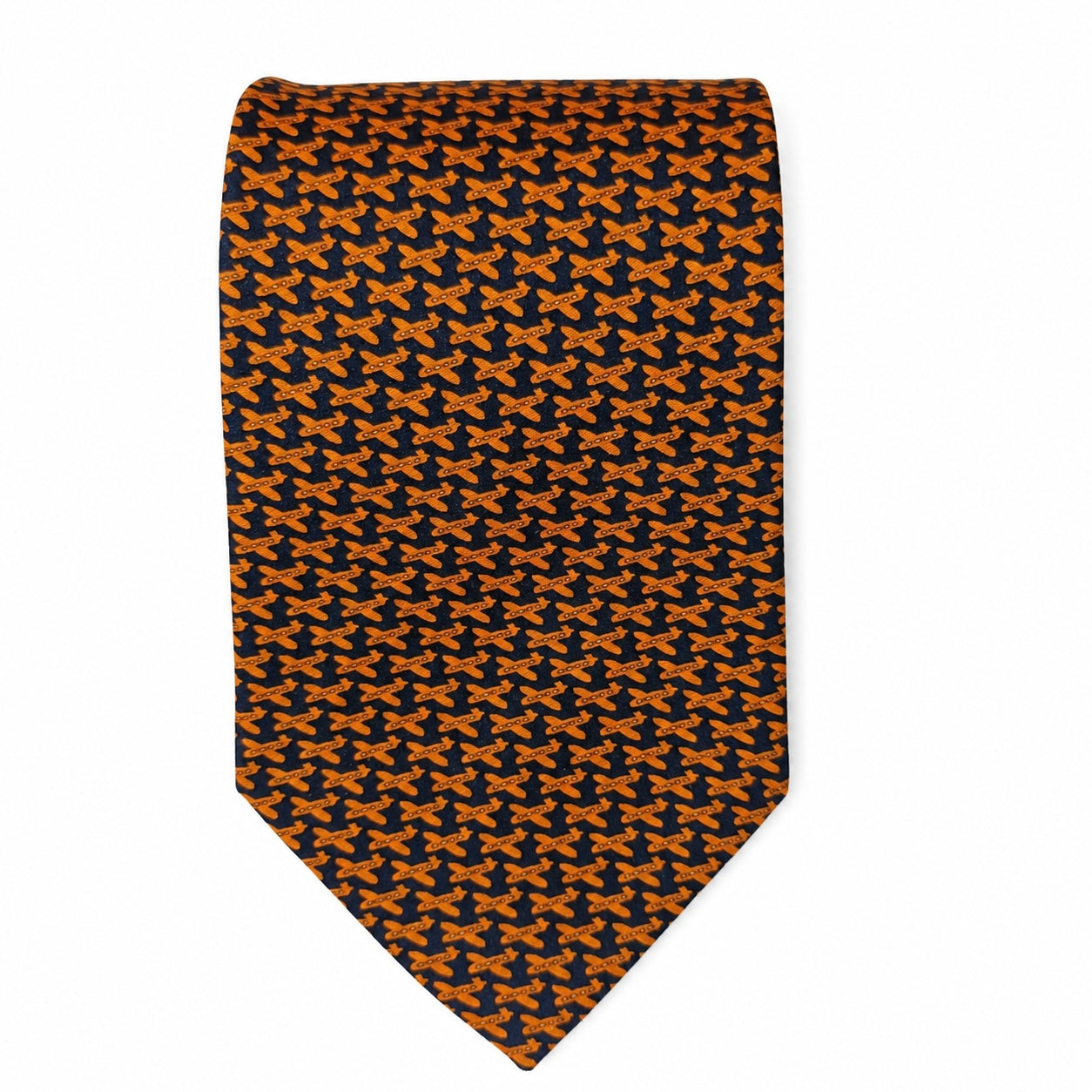 CORBATA VINTAGE NARANJA RENÉ CHAGALL