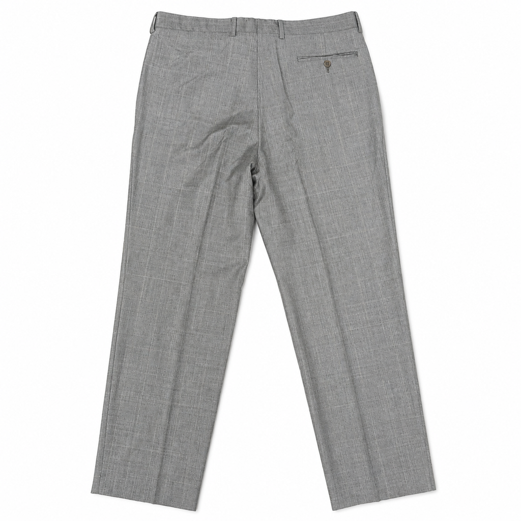 PANTALÓN TRAJE GRIS RAYAS CORTEFIEL