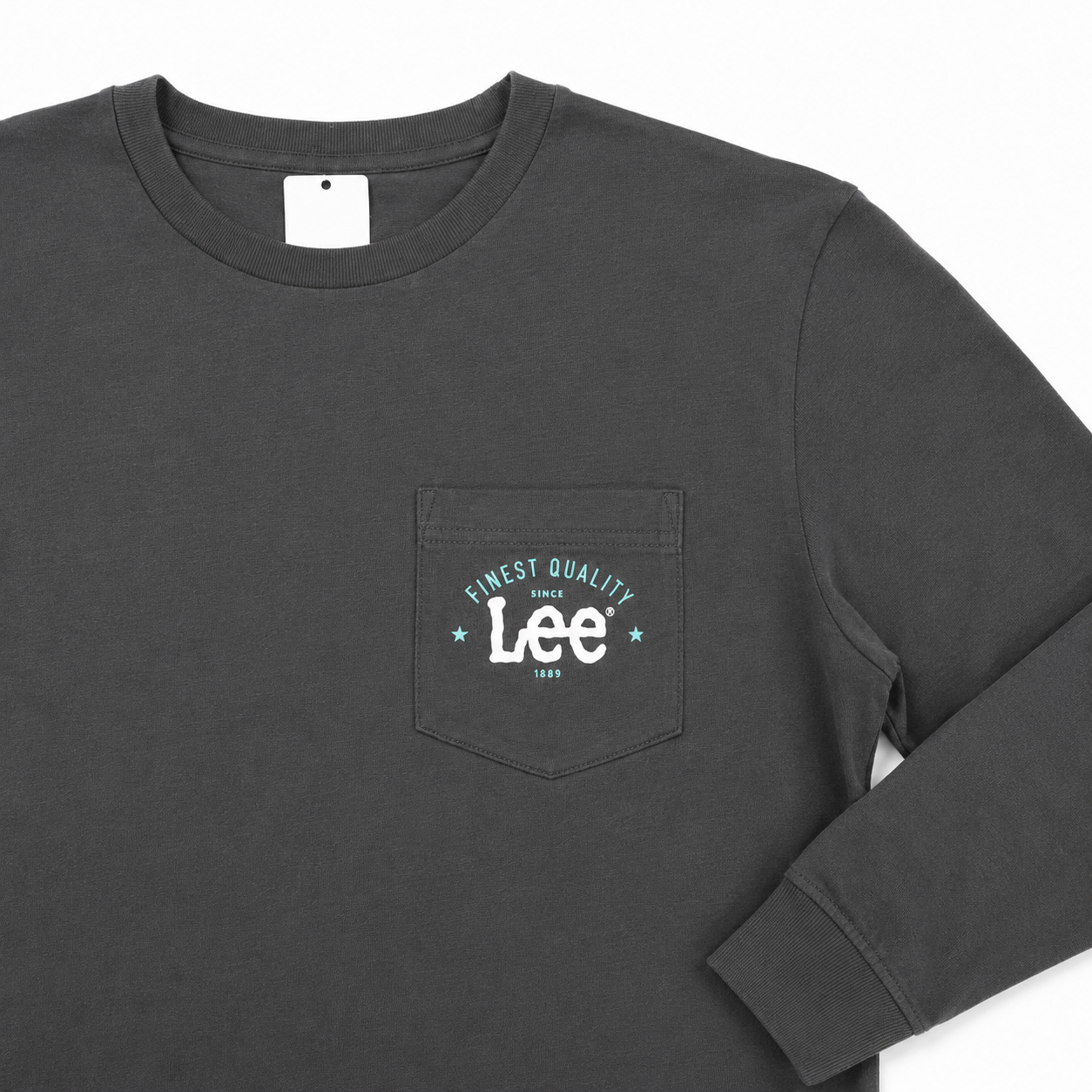 CAMISETA LEE GRIS CON BOLSILLO