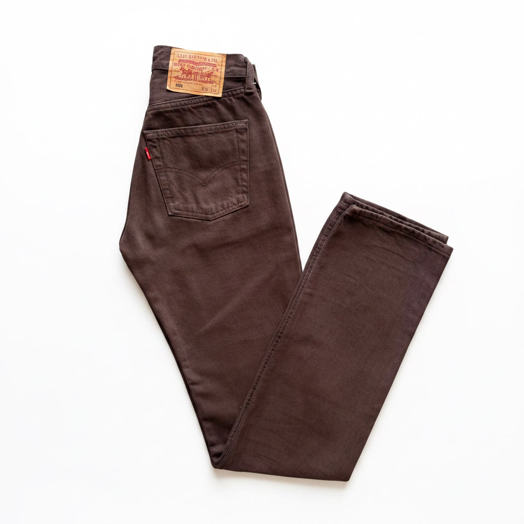 Pantalón Vaquero Levi's 501 Marrón Mujer