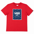 CAMISETA VANS ROJA CON LOGO FRONTAL