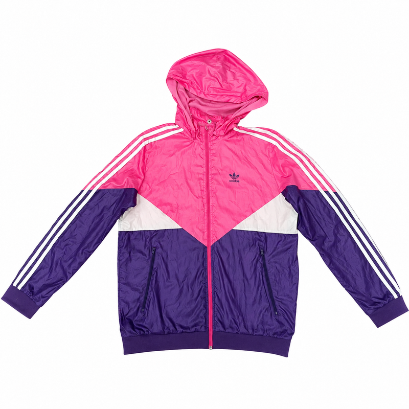 CORTAVIENTOS ADIDAS ROSA MORADO