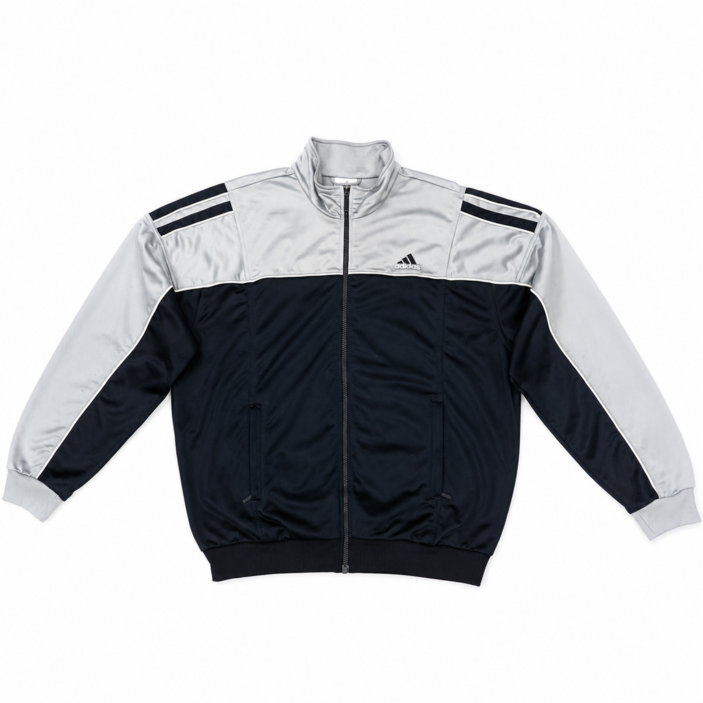 SUDADERA ADIDAS CREMALLERA BICOLOR