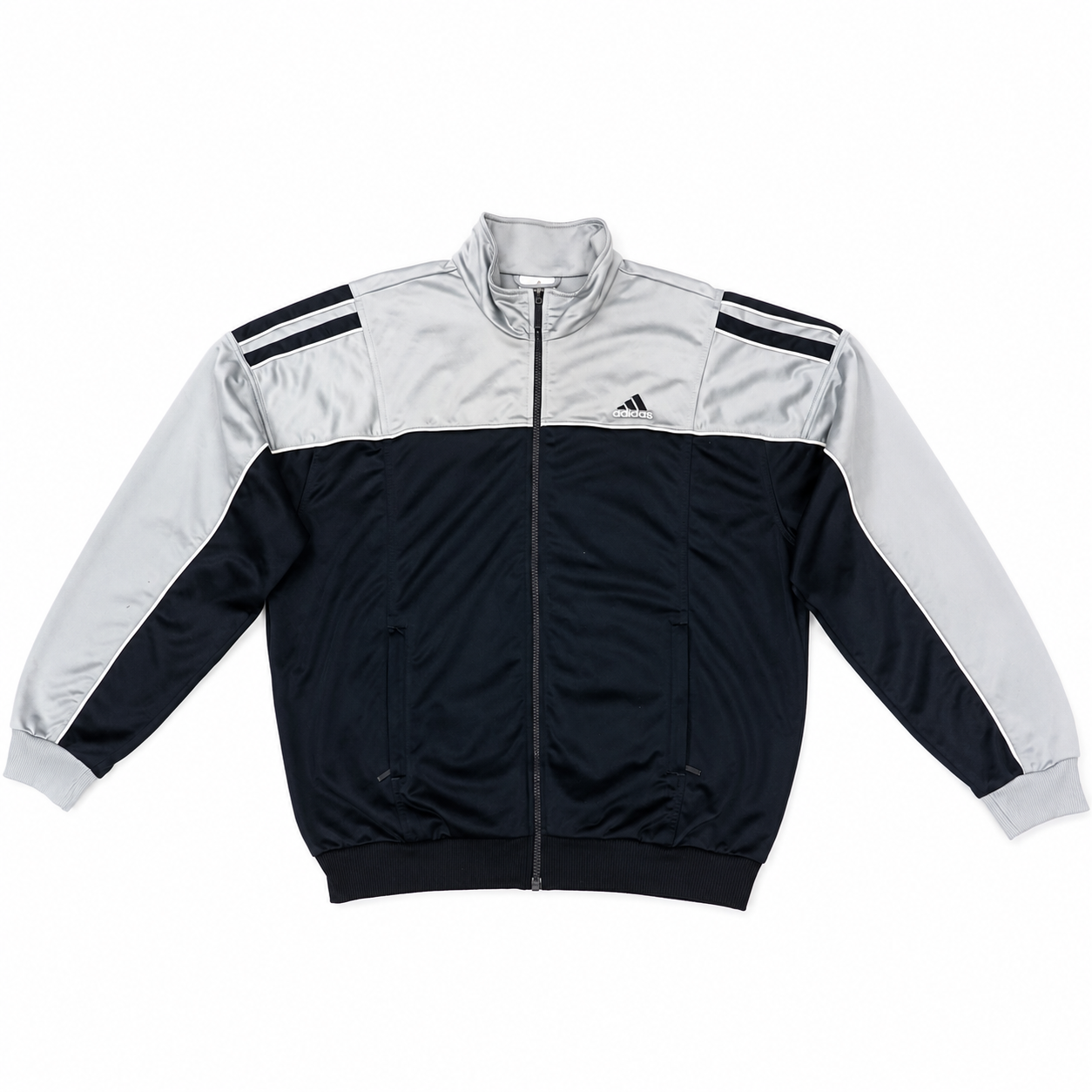 SUDADERA ADIDAS CREMALLERA BICOLOR