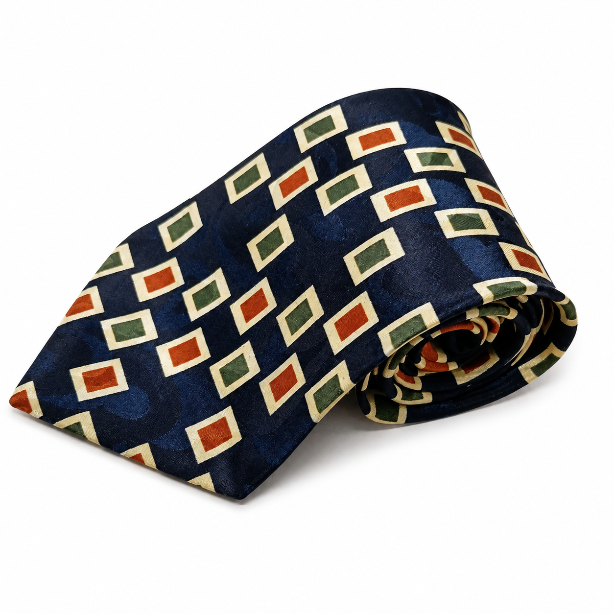 CORBATA VINTAGE ESTAMPADO GEOMÉTRICO