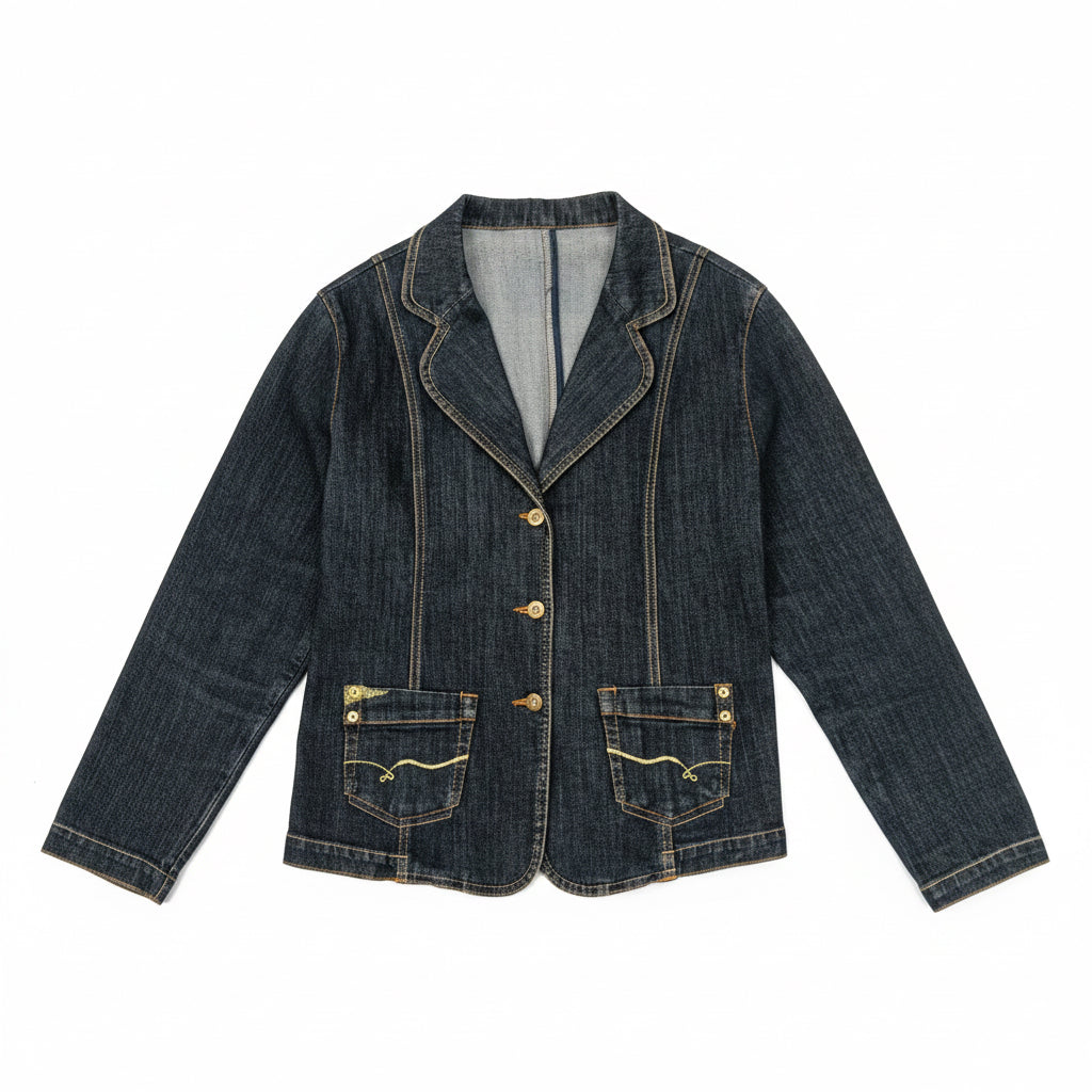 CHAQUETA VAQUERA VINTAGE ESTILO AMERICANA