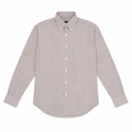 CAMISA CORTEFIEL RAYAS AZUL Y MARRÓN