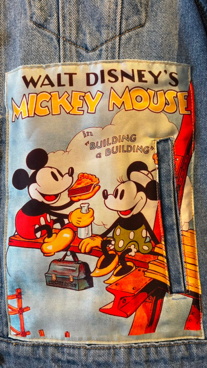 CHAQUETA VAQUERA DESIGUAL MICKEY MOUSE