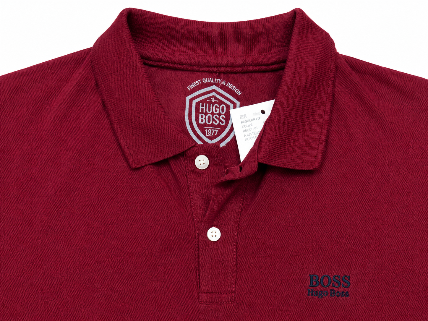 POLO BURDEOS HUGO BOSS