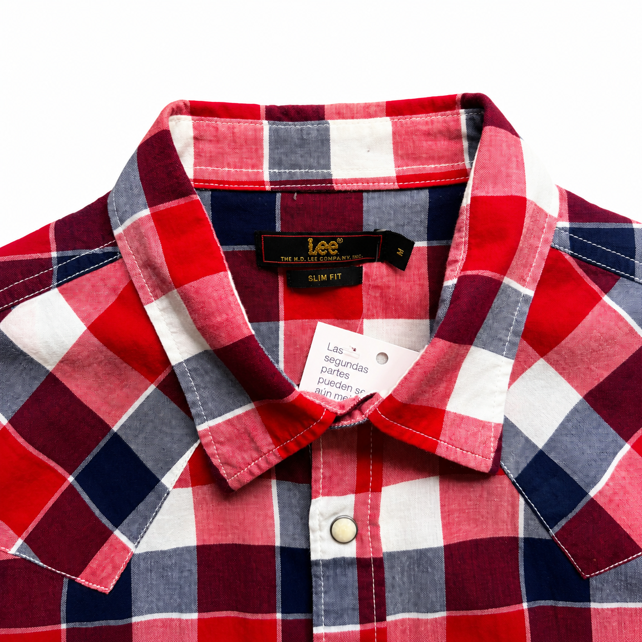 CAMISA LEE CUADROS MANGA CORTA