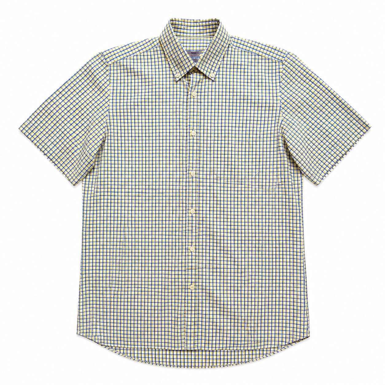 CAMISA EMIDIO TUCCI CUADROS MANGA CORTA