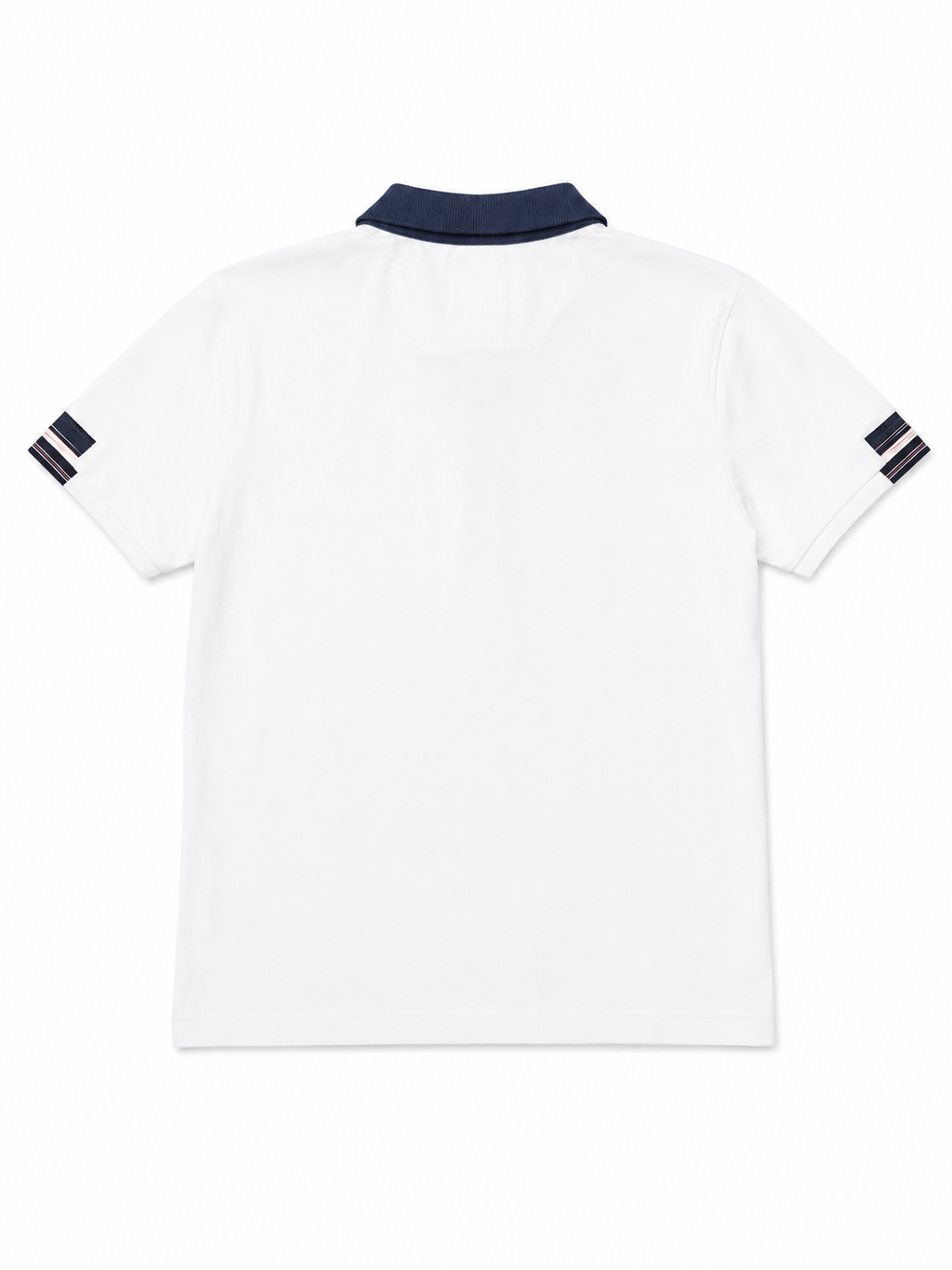 POLO PIERRE CARDIN BLANCO CON CUELLO DE CAMISA
