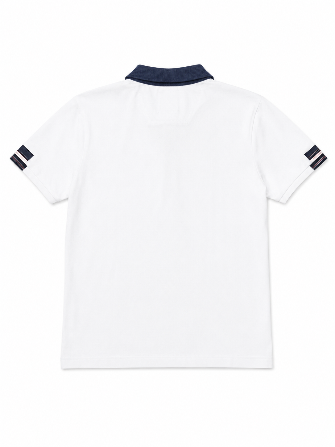 POLO PIERRE CARDIN BLANCO CON CUELLO DE CAMISA