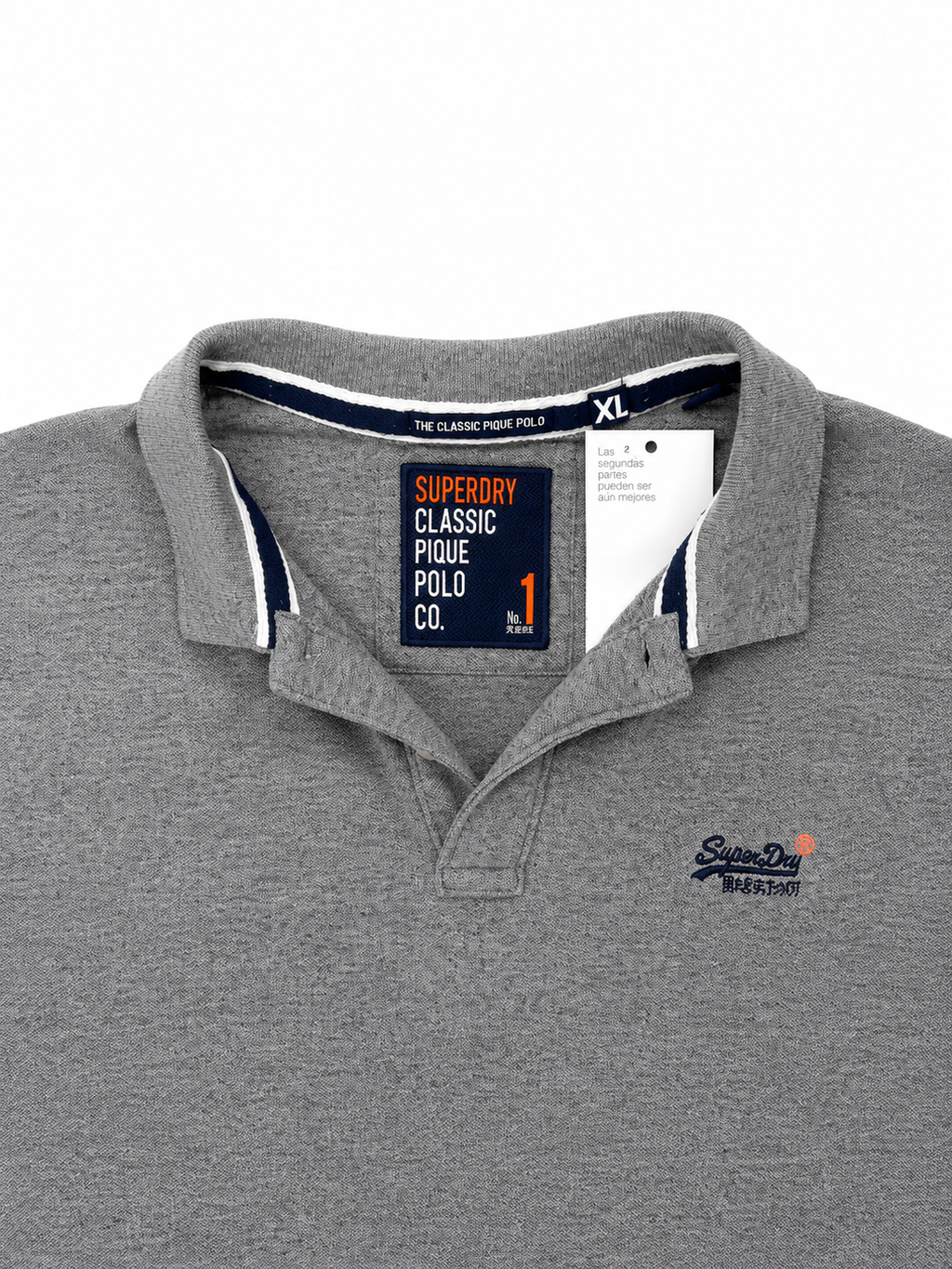POLO SÚPERDRY CLASSIC GRIS