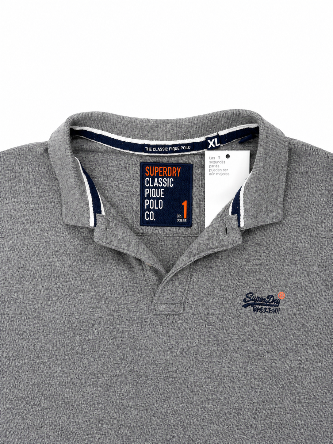 POLO SÚPERDRY CLASSIC GRIS