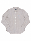 CAMISA CORTEFIEL RAYAS AZUL Y MARRÓN