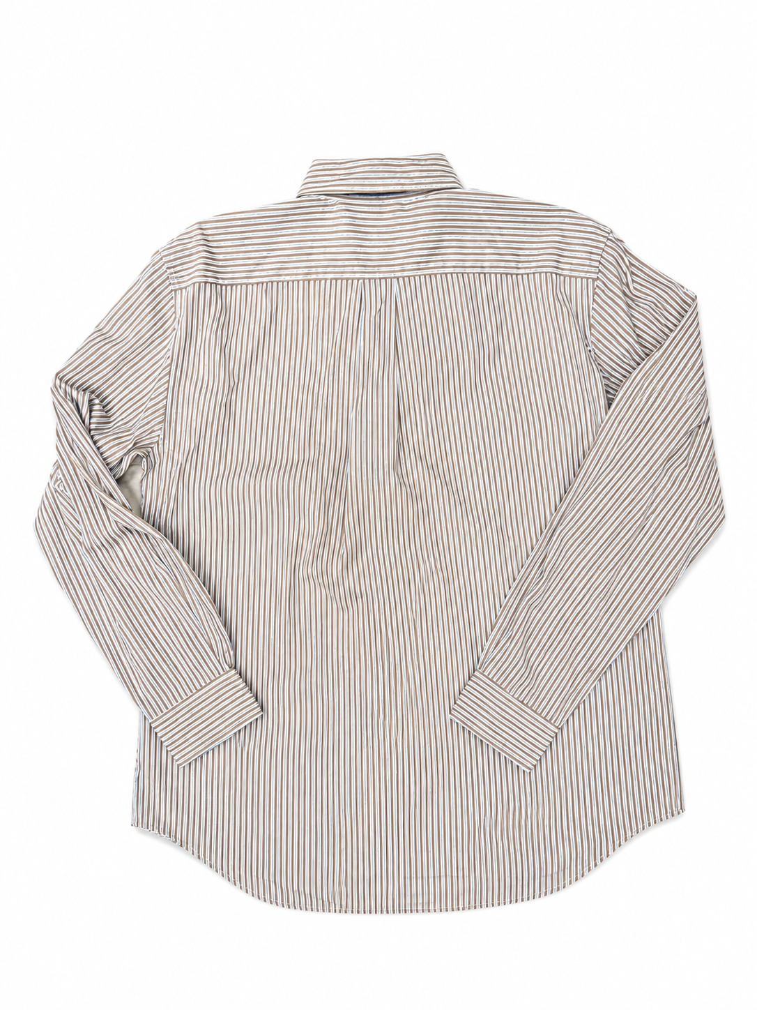 CAMISA CORTEFIEL RAYAS AZUL Y MARRÓN