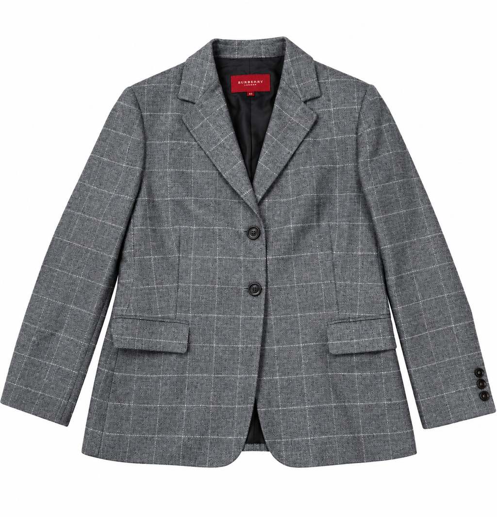 AMERICANA BURBERRY CUADROS ROSA