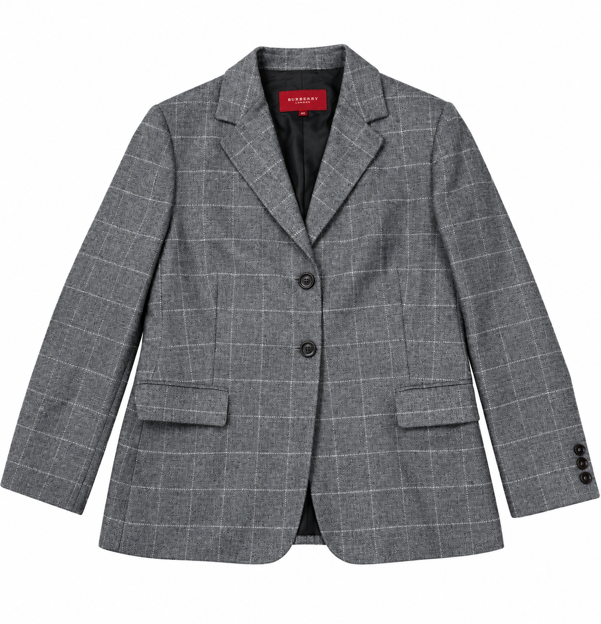 AMERICANA BURBERRY CUADROS ROSA