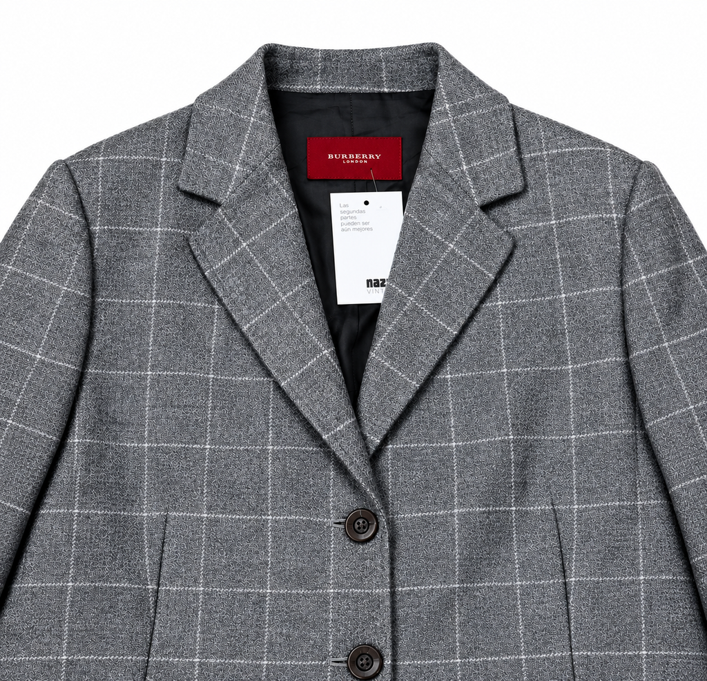 AMERICANA BURBERRY CUADROS ROSA